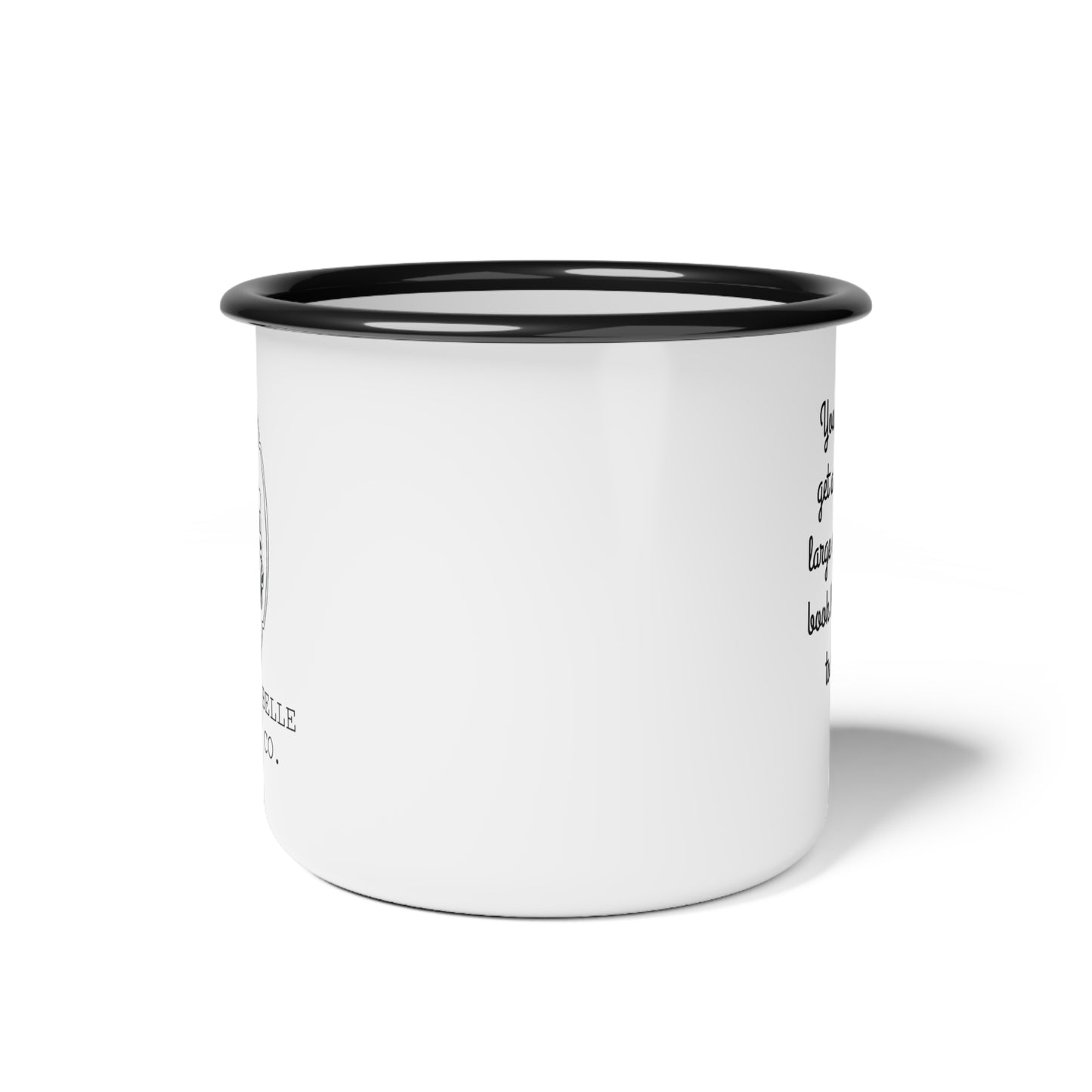 Enamel C.S. Lewis Quote Cup