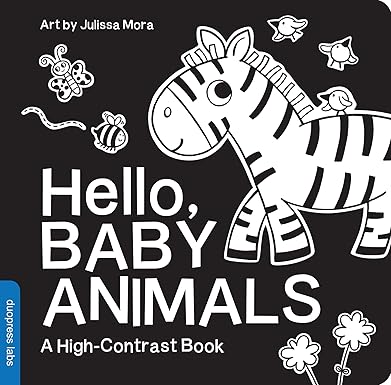 Hello, Baby Animals: A Black-and-White Board Book